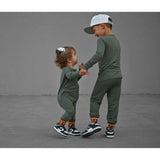 LONG SLEEVE 2 PIECE SETS- Moss Ribbed - HoneyBug 