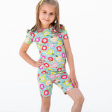 TWO PIECE SHORTIE SET- Kawaii Apple - HoneyBug 