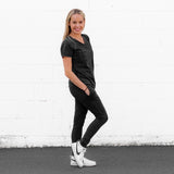 MAMA V-NECK- Midnight Snow Wash - HoneyBug 