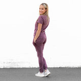 MAMA JOGGERS- Oxblood Snow Wash - HoneyBug 