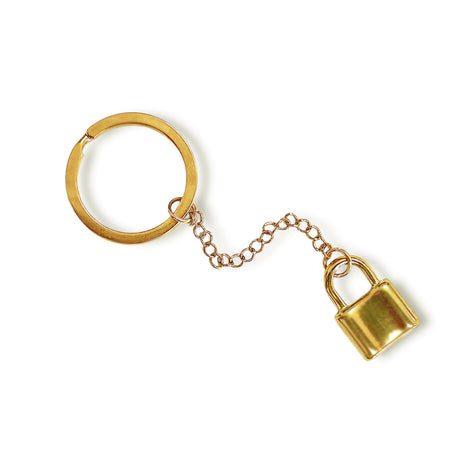 Lock Charm Keychain - HoneyBug 