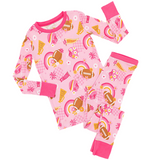 On Game Days We Wear Pink Kid Pajamas - HoneyBug 