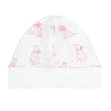 Pink Puppy Love Print Hat