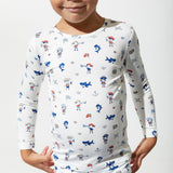 Pirate Bamboo Kids Pajamas - HoneyBug 