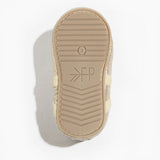 Platinum Ballet Slipper Baby Shoe - HoneyBug 