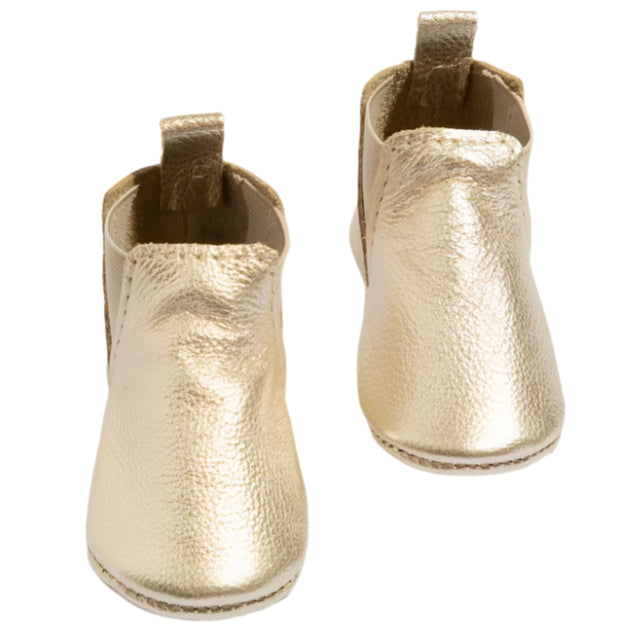 Platinum Chelsea Boot Baby Shoe - HoneyBug 
