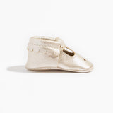 Platinum Mary Jane Baby Shoe - HoneyBug 