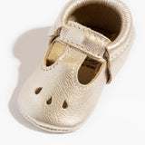 Platinum Mary Jane Baby Shoe - HoneyBug 