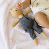 Ribbon Crib Quilted Blanket