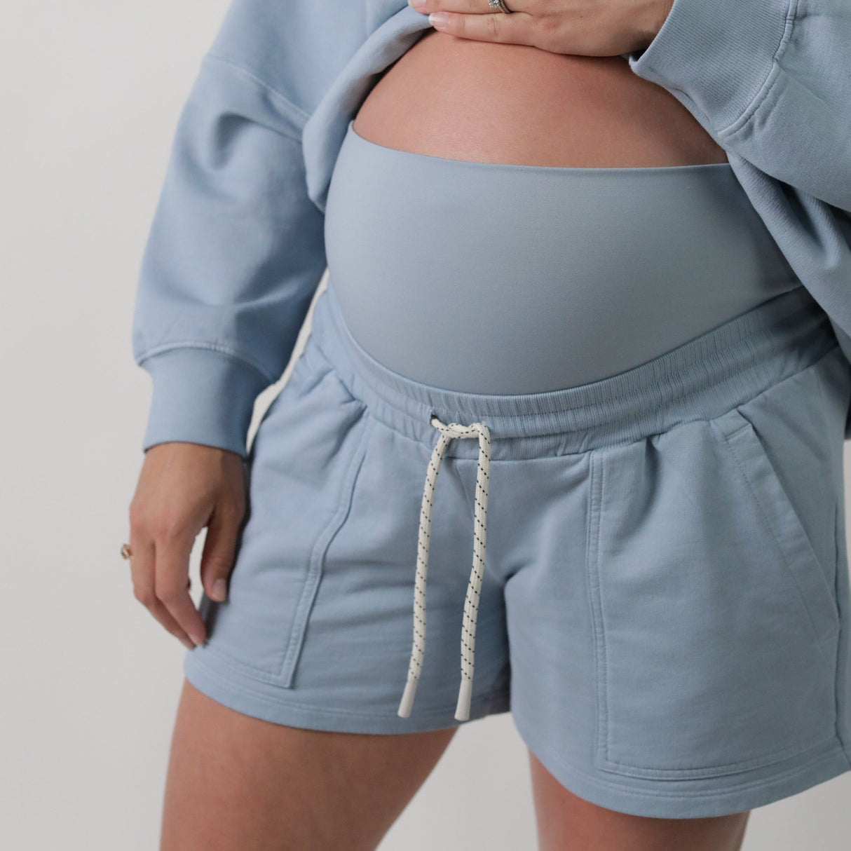ELLE || ORGANIC COTTON MATERNITY SHORT