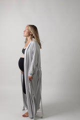 GOLDIE || LONG SLEEVE LOUNGEWEAR MATERNITY ROBE