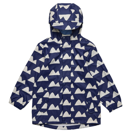 Navy Peak to Peak Recycled Waterproof Raincoat - HoneyBug 
