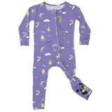 Rainbow Bear Bamboo Convertible Footie - HoneyBug 