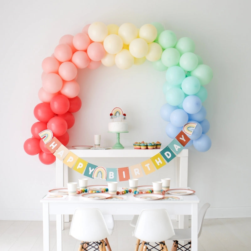 Little Rainbow - Birthday Party Supplies in a Box - HoneyBug 