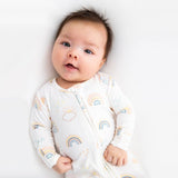 Rainbows Bamboo Convertible Footie - HoneyBug 
