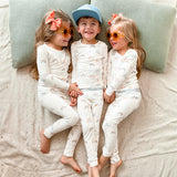Rainbows Bamboo Kids Pajamas - HoneyBug 