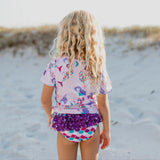 Sophie Mermaid Rash Guard Swimsuit - HoneyBug 
