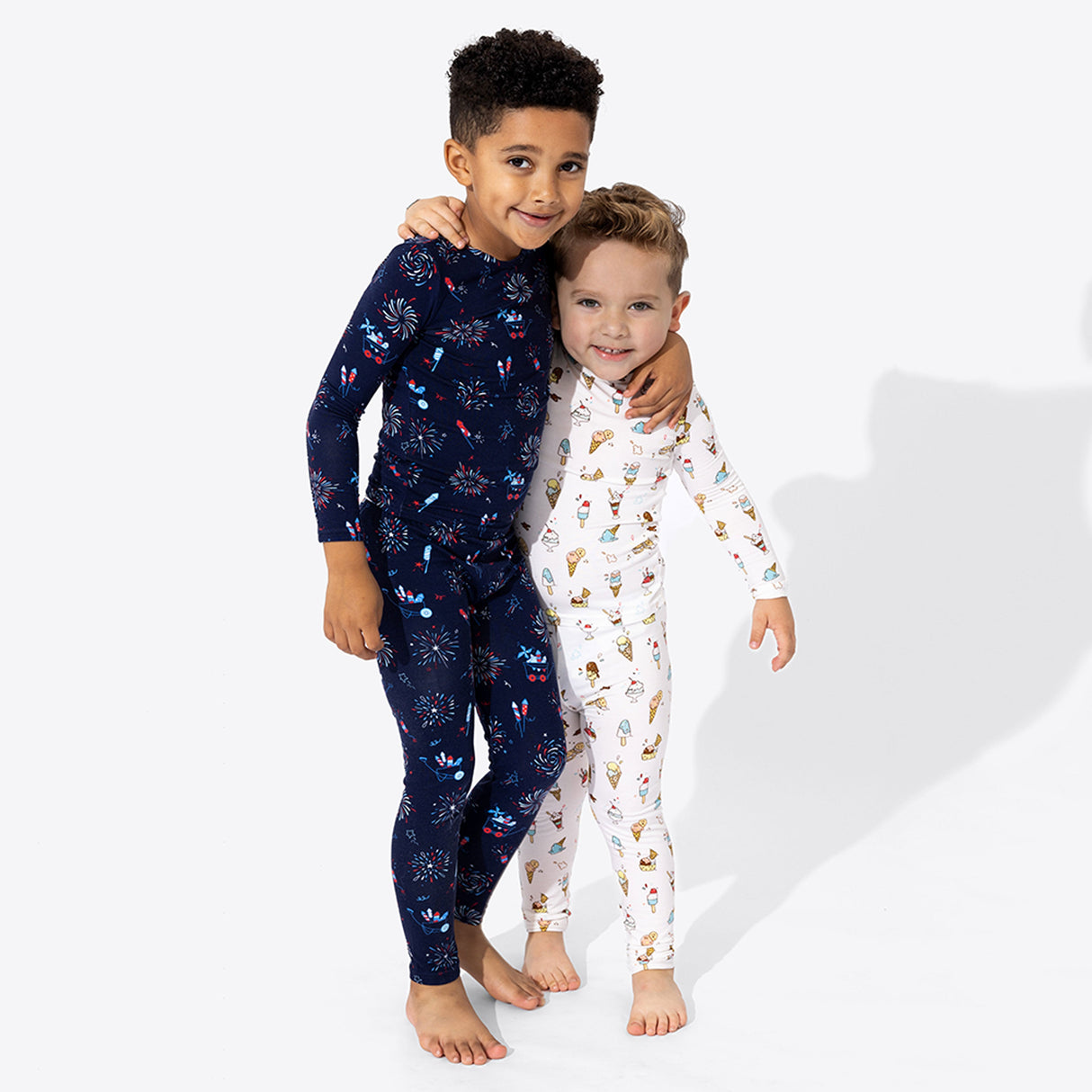 Ice Cream Bamboo Kids Pajamas - HoneyBug 