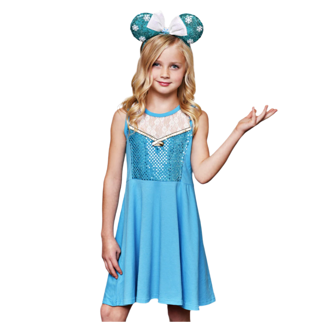 Ice Queen Dress - HoneyBug 