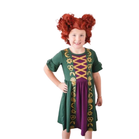 Spell Book Witch Dress - HoneyBug 