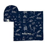 Bamboo Swaddle & Beanie Set - HoneyBug 