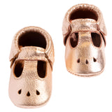 Rose Gold Mary Jane Baby Shoe - HoneyBug 