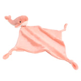 Coral Whale Knotted Security Blankie - HoneyBug 