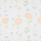 Sealy Pouf - Coral & Blossoms - HoneyBug 