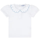 Nella Scallops Short Sleeve Tee - HoneyBug 
