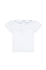 Nella Scallops Short Sleeve Tee - HoneyBug 