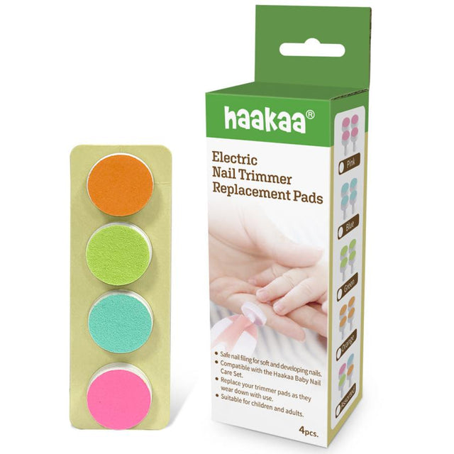 Haakaa Nail Trimmer Replacement Pads, 4 PK - HoneyBug 