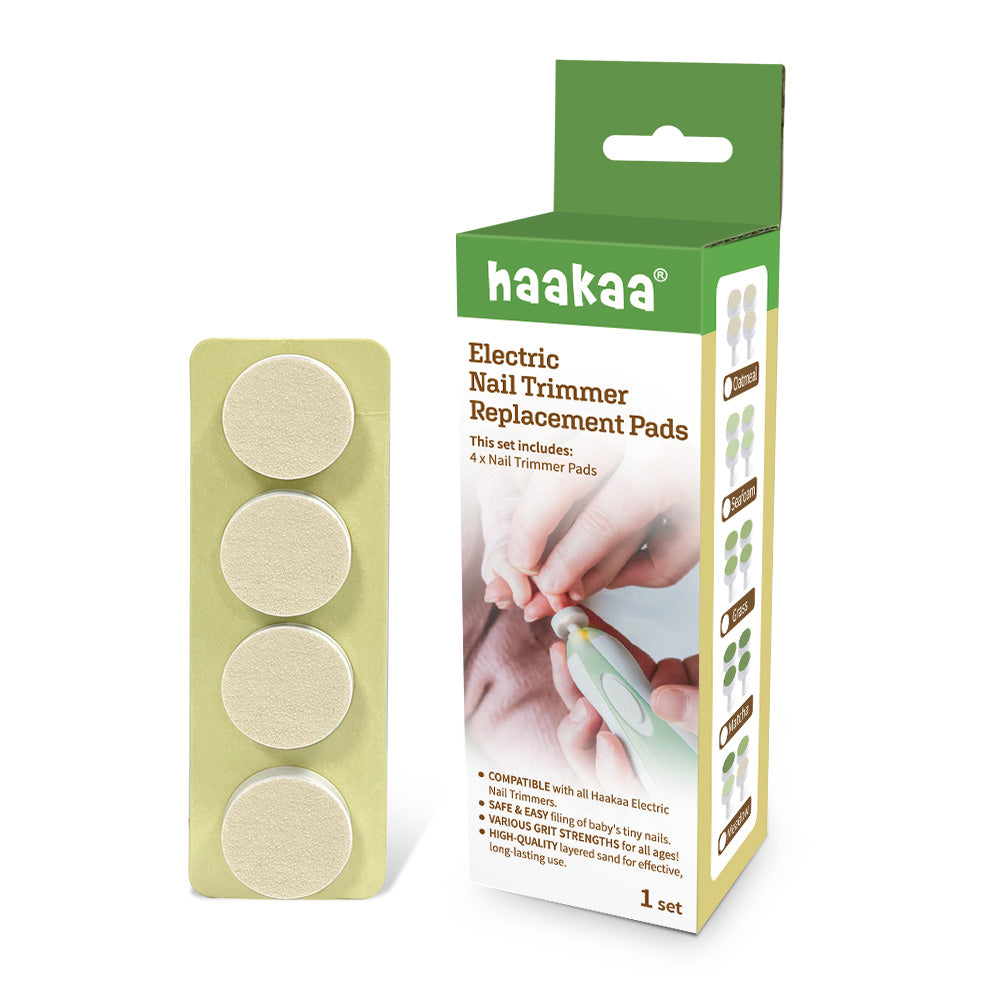 Haakaa Nail Trimmer Replacement Pads - Meadow, 4 PK - HoneyBug 