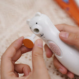 Haakaa Happii Bear Rechargeable Nail Trimmer Set - HoneyBug 