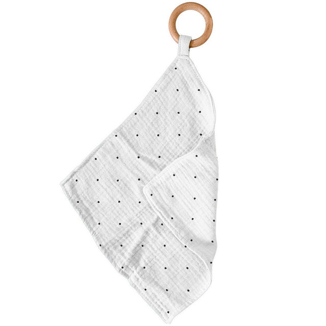 Black and White Polka Dot Newcastle Teether - HoneyBug 