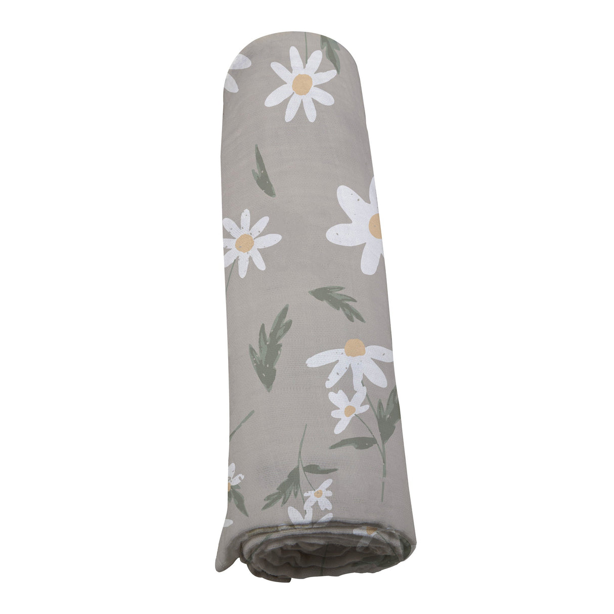 White Daisy Bamboo Swaddle