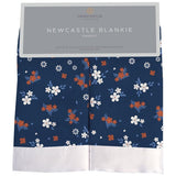 Serenity Floral Bamboo Muslin Security Baby Blankie - HoneyBug 