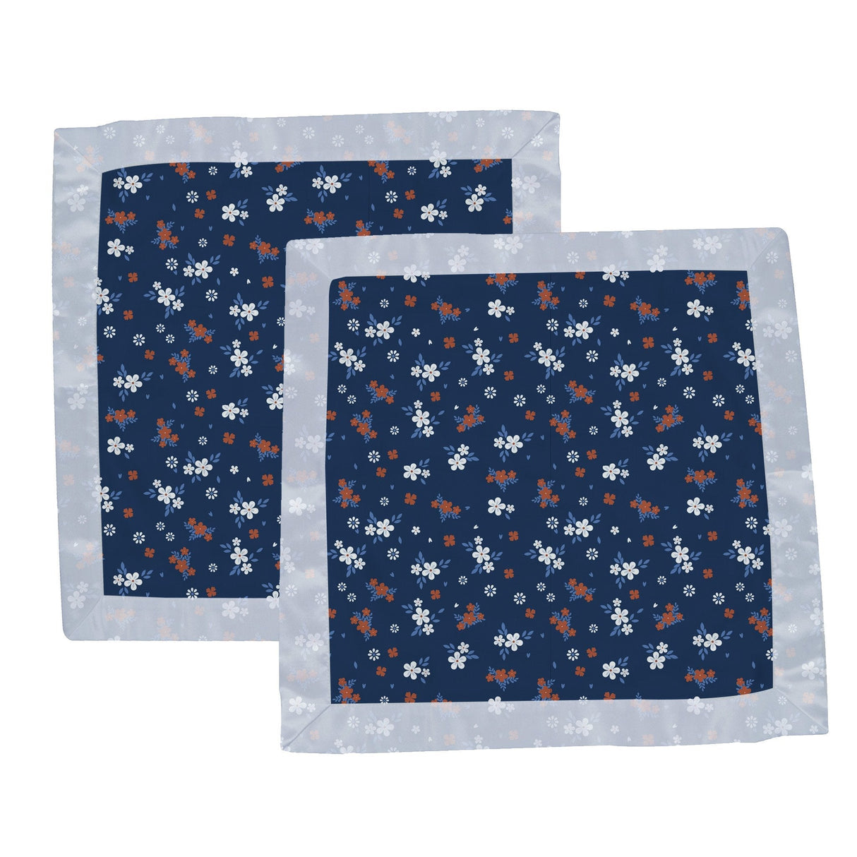 Serenity Floral Bamboo Muslin Security Baby Blankie - HoneyBug 