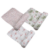 Tropical Paradise Bamboo Muslin Swaddle 3PK