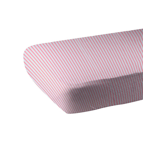 Candy Stripe Bamboo Muslin Crib Sheet - HoneyBug 