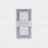 Pencil Stripe Bamboo Swaddle