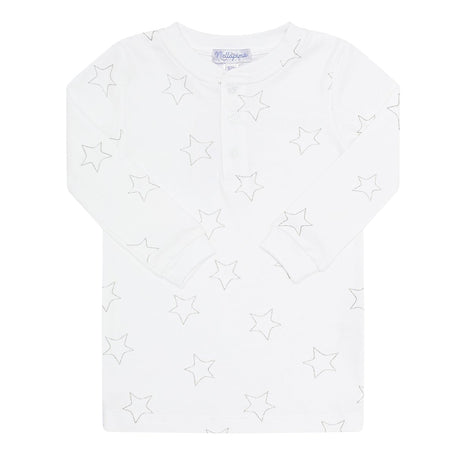 Grey Stars Print Pajama