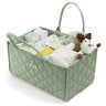 Quilted Diaper Caddy Organizer