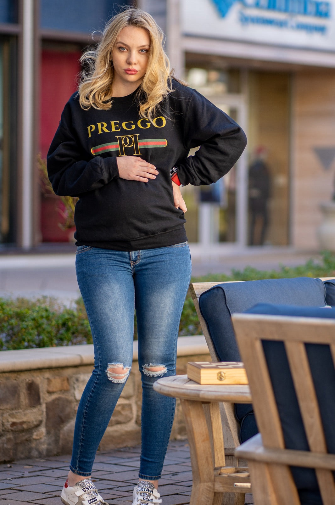 Santa Monica Skinny Maternity Jeans - HoneyBug 