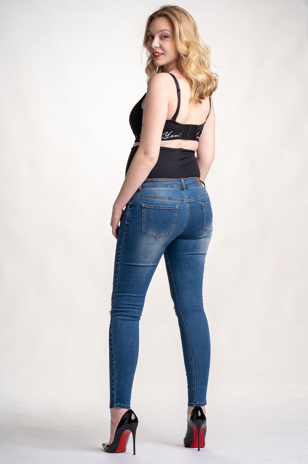 Santa Monica Skinny Maternity Jeans - HoneyBug 