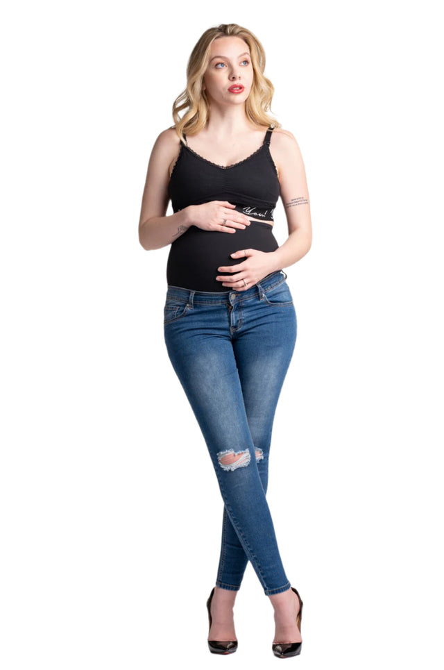 Santa Monica Skinny Maternity Jeans - HoneyBug 