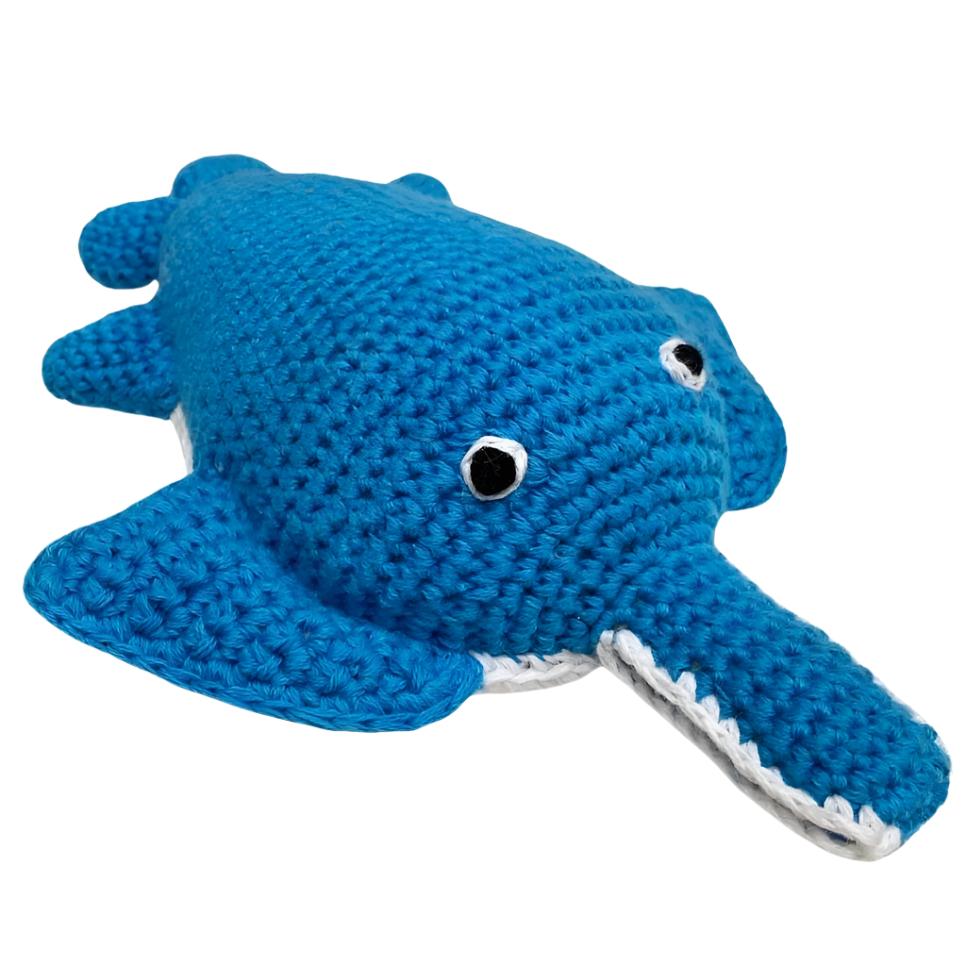 Beach Baby Toy - Sawfish Rattle - HoneyBug 