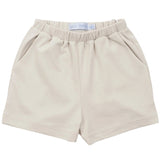 Sawyer Boys' Pima Cotton Play Shorts - Stone Khaki - HoneyBug 