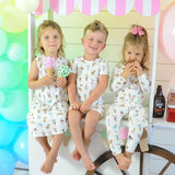 Ice Cream Bamboo Kids Pajama Short Set - HoneyBug 