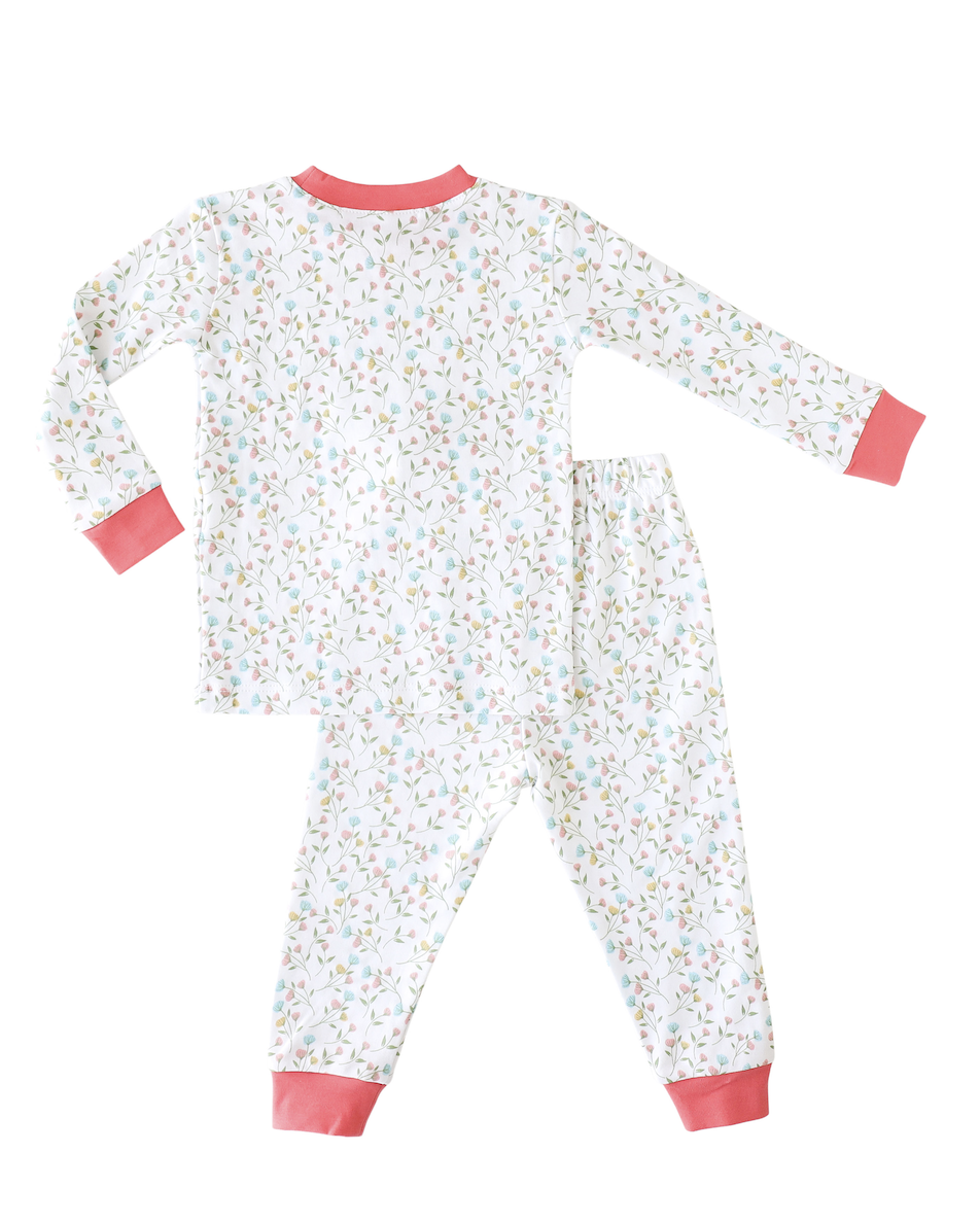 Pink Arabella 2-Piece Pajama - HoneyBug 