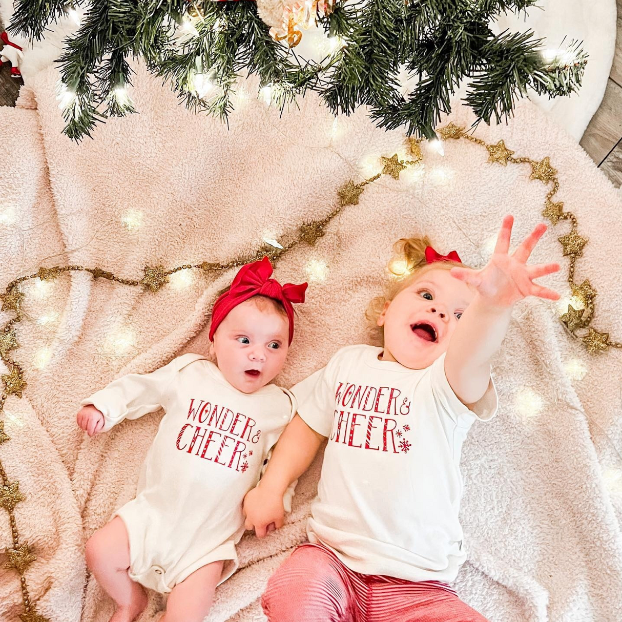 long sleeve graphic bodysuit | wonder and cheer - HoneyBug 